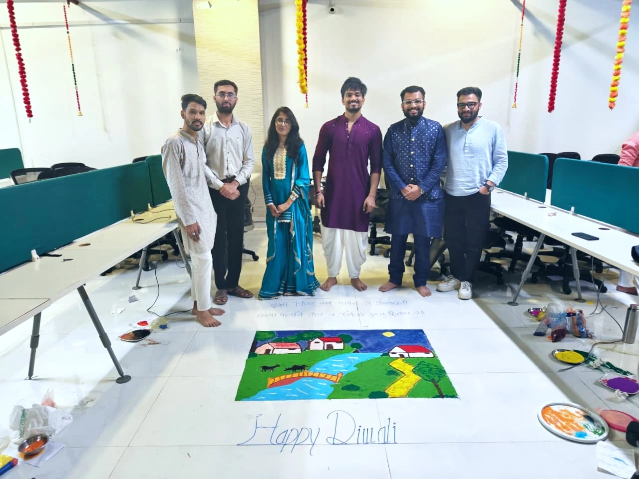 Festivals at SkedGroup — company culture and team life — festival celebration — Diwali celebration — Festivals Diwali 2 — photo 6