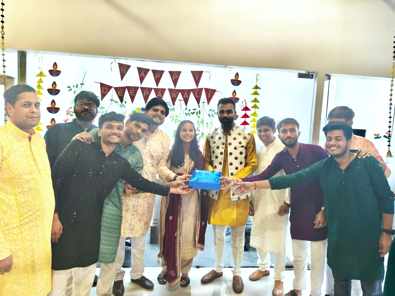 Festivals at SkedGroup — company culture and team life — festival celebration — Diwali celebration — Festivals Diwali 5 — photo 9