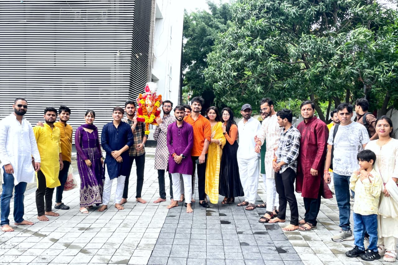 Festivals at SkedGroup — company culture and team life — festival celebration — Ganesh Chaturthi — Festivals Ganeshji 10 — photo 14