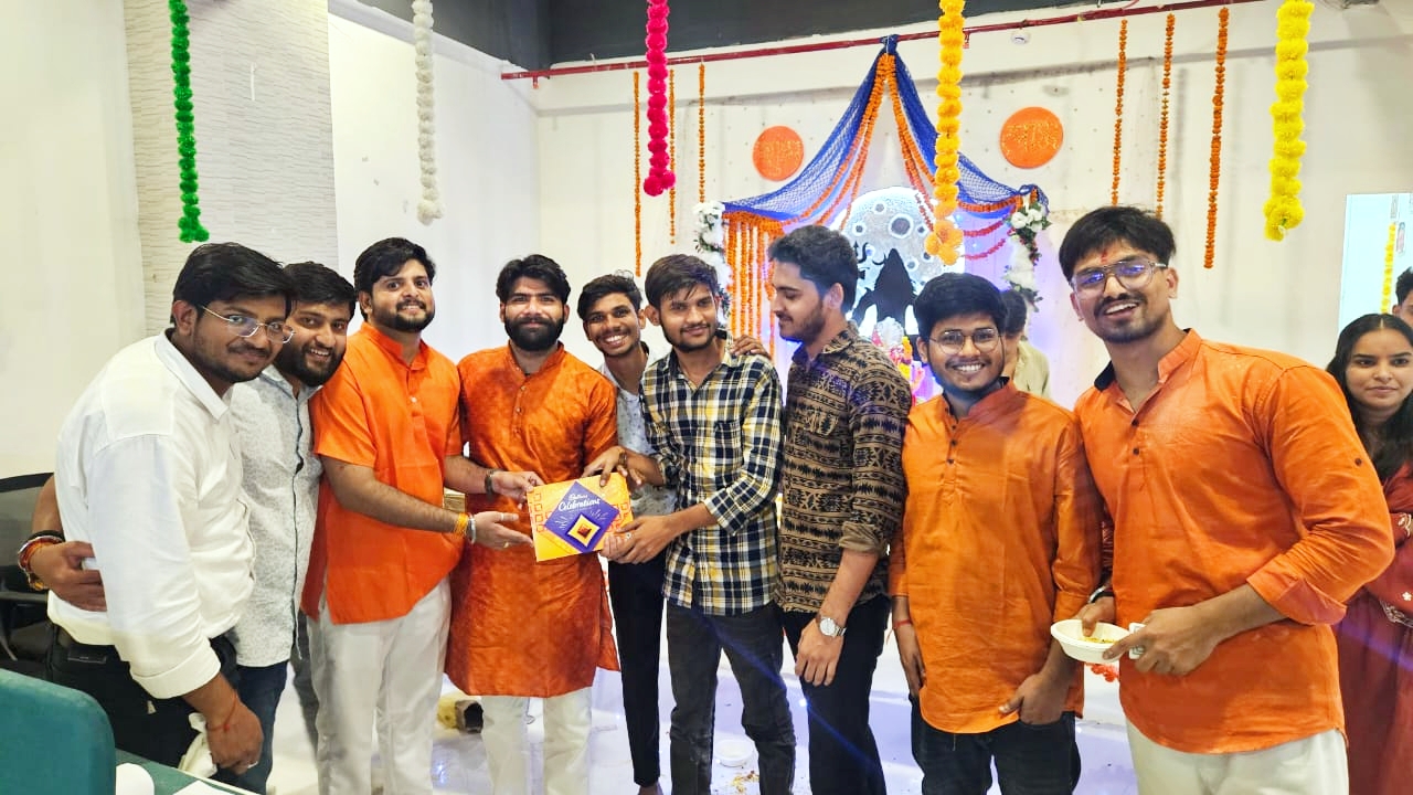 Festivals at SkedGroup — company culture and team life — festival celebration — Ganesh Chaturthi — Festivals Ganeshji 7 — photo 20