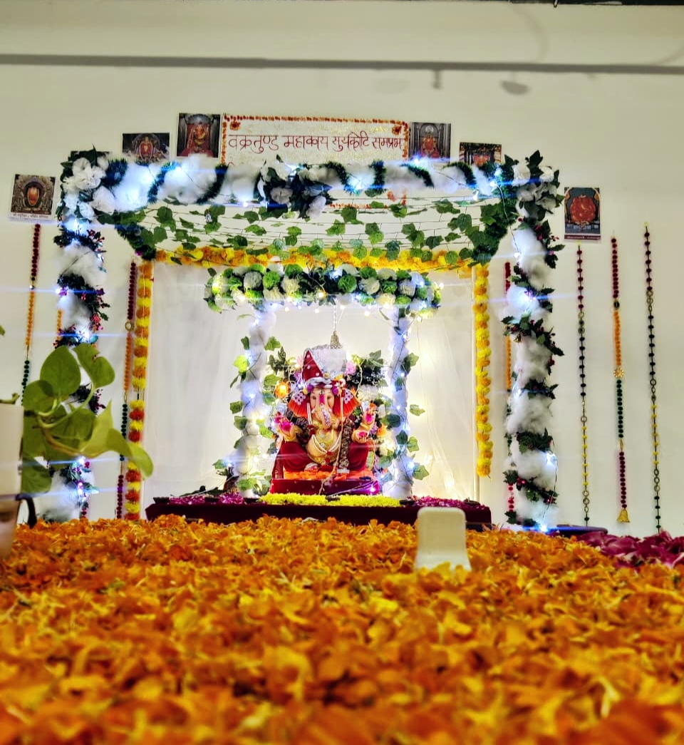 Festivals at SkedGroup — company culture and team life — festival celebration — Ganesh Chaturthi — Festivals Ganeshji 9 — photo 22